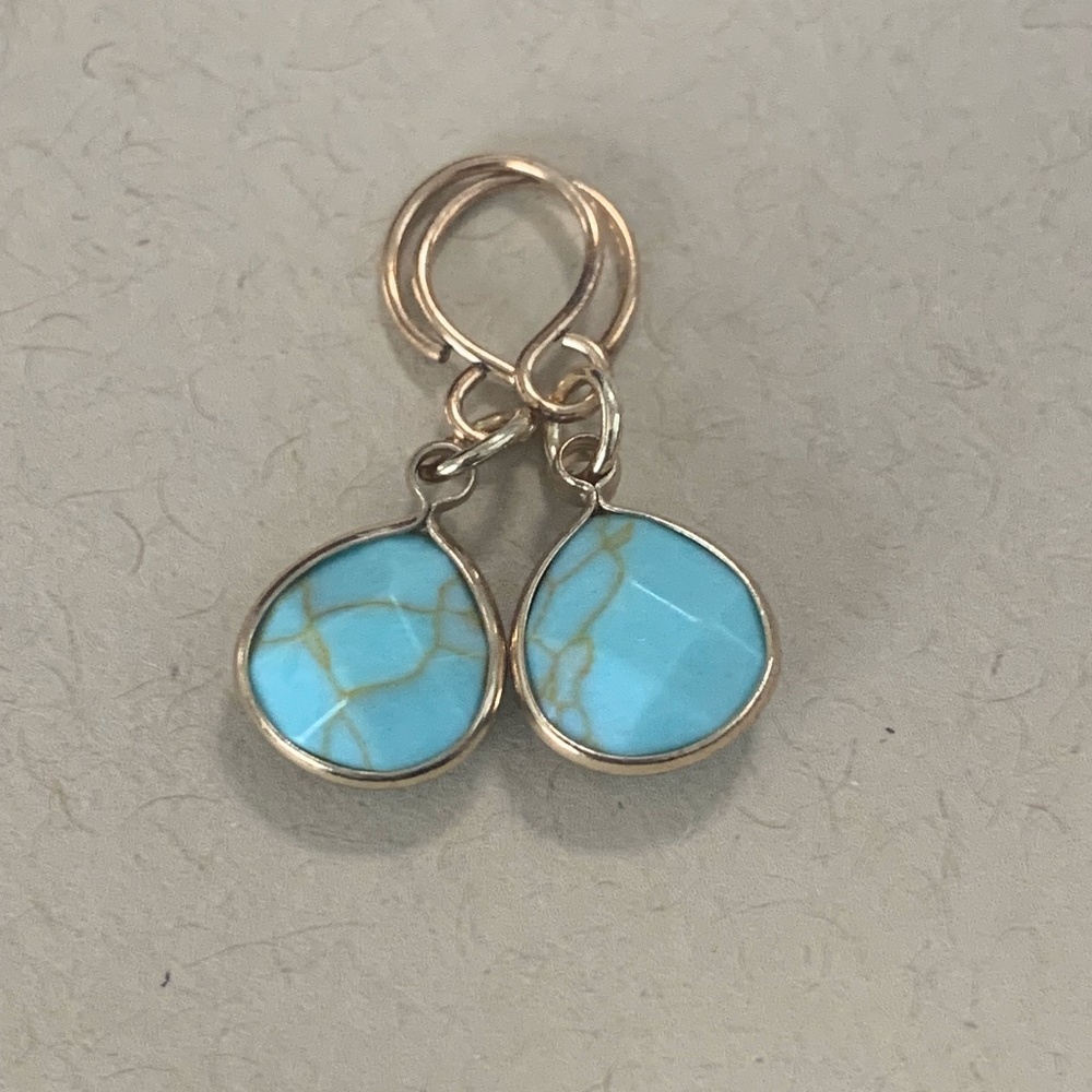 Genuine Turquoise Earrings